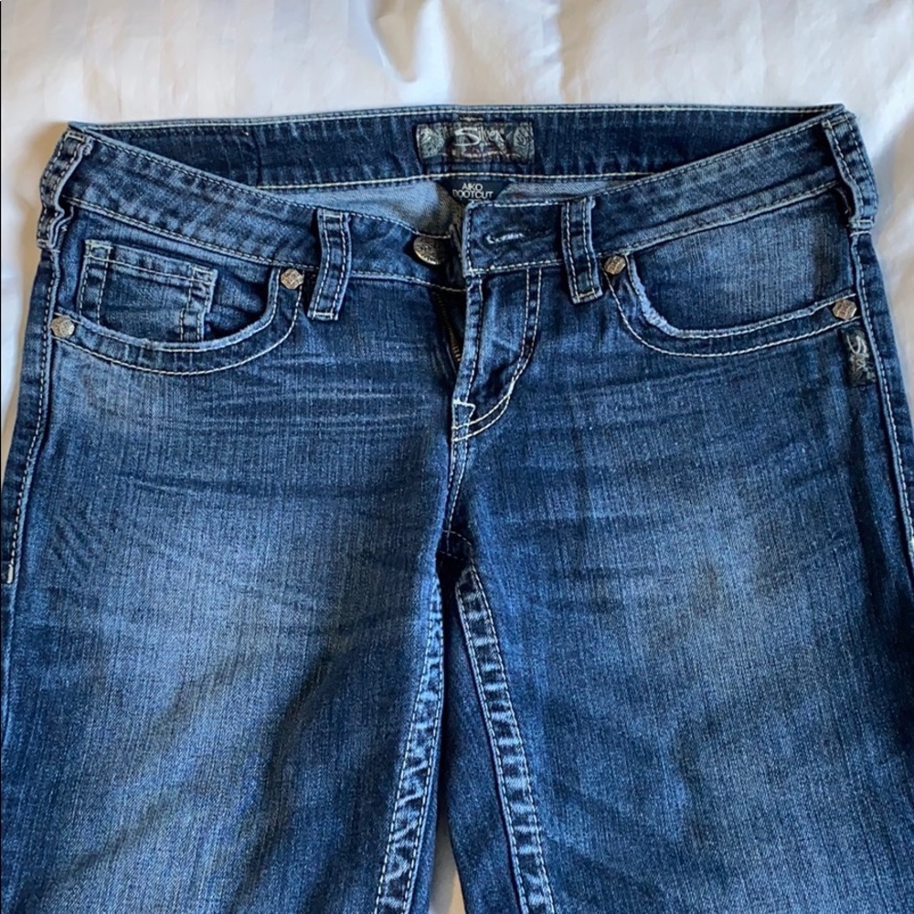 Silver Aiko Bootcut jeans
